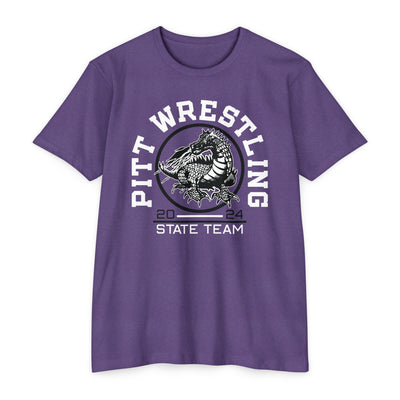 Pittsburg HS State Wrestling 2024 Unisex CVC Jersey T-shirt
