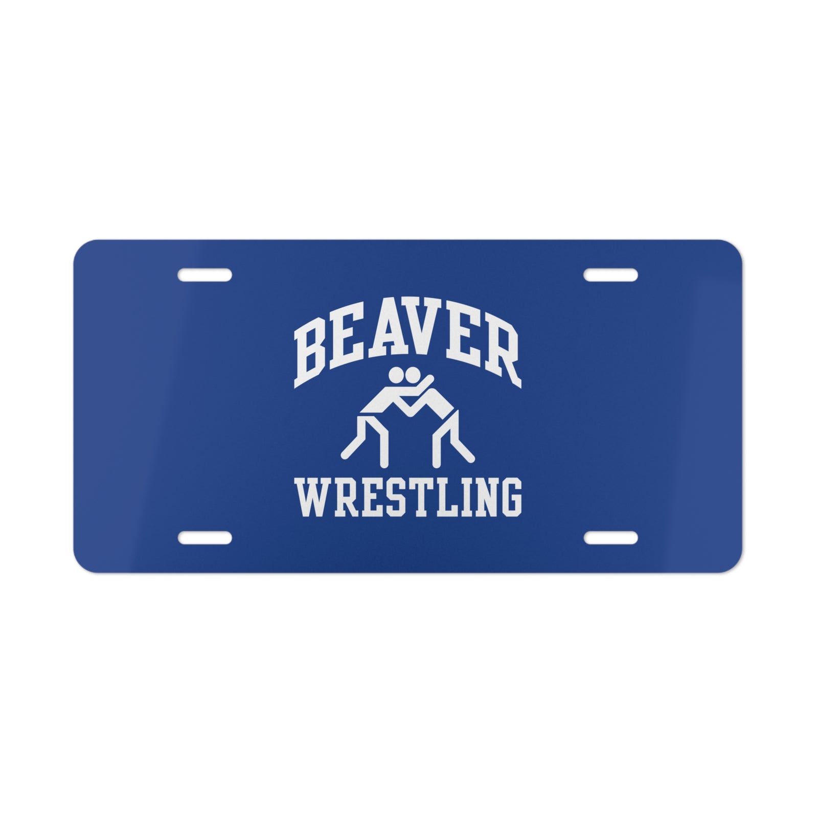Pratt Community College Beaver Wrestling Vanity Plate