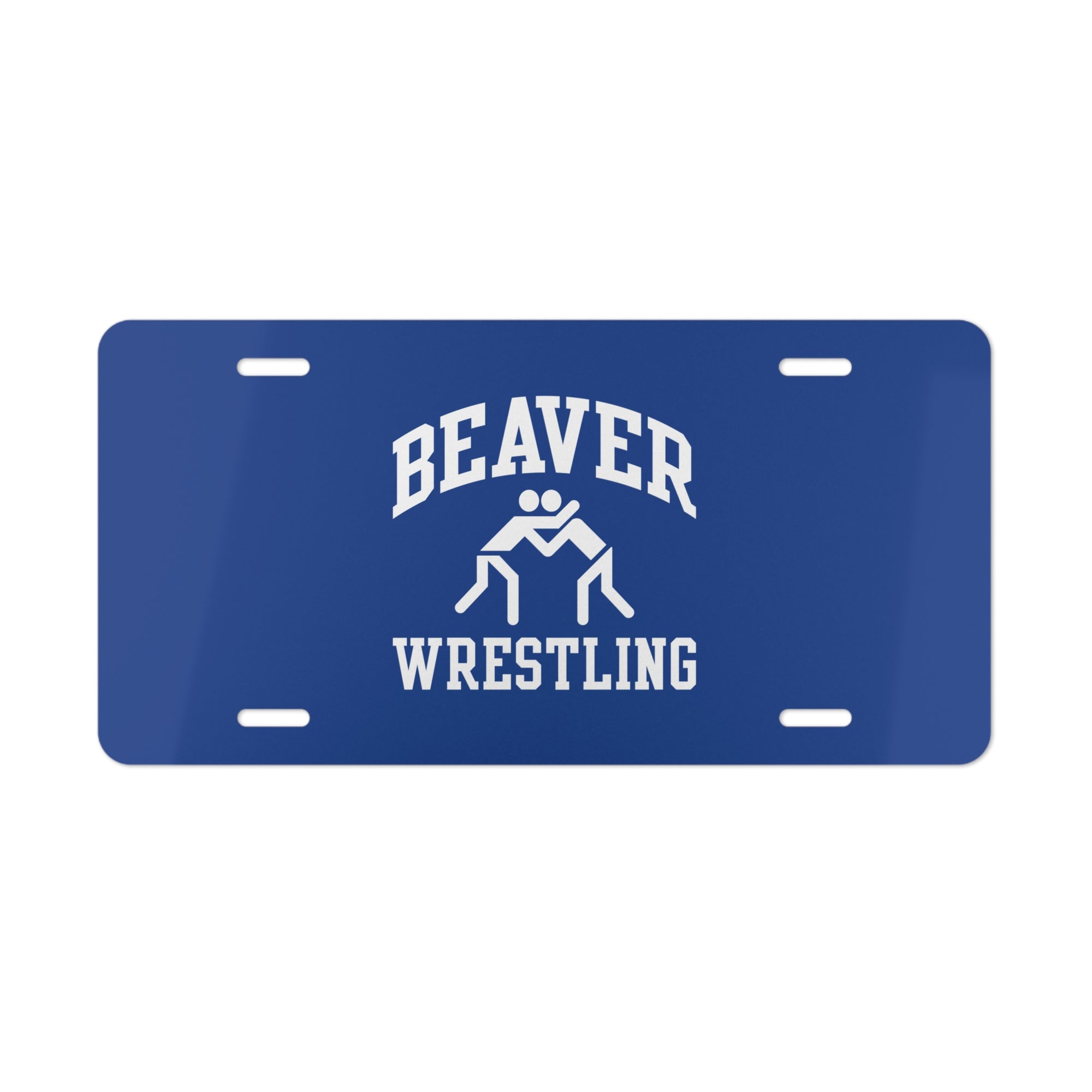 Pratt Community College Beaver Wrestling Vanity Plate