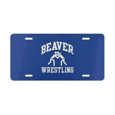 Pratt Community College Beaver Wrestling Vanity Plate