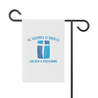 St. Stephen Lutheran Church Full Logo Garden Banner