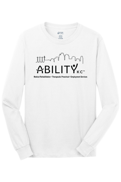 ABILITY KC Port & Company - Long Sleeve Core Cotton Tee. PC54LS