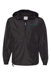 ABILITY KC Champion Hooded Packable Quarter Zip Jacket - Embroidered