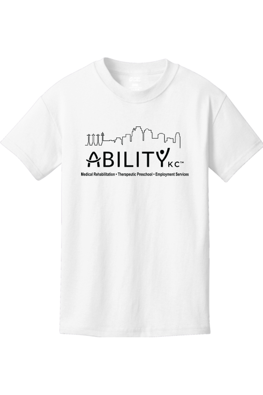 ABILITY KC Port & Company - Youth Core Cotton Tee. PC54Y