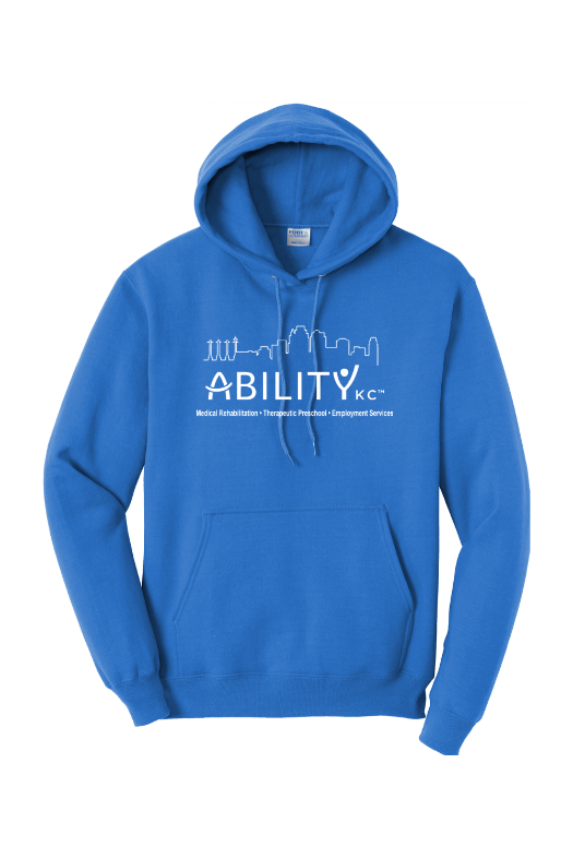 ABILITY KC Port & Company - Core Fleece Pullover Hooded Sweatshirt. PC78H