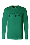 ABILITY KC BELLA + CANVAS Jersey Long Sleeve Tee