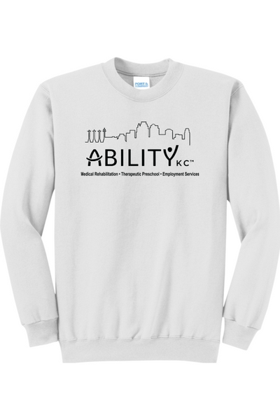 ABILITY KC Port & Company - Core Fleece Crewneck Sweatshirt. PC78