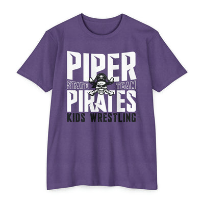 Piper Kids State Wrestling 2023 Next Level Unisex CVC Jersey T-shirt