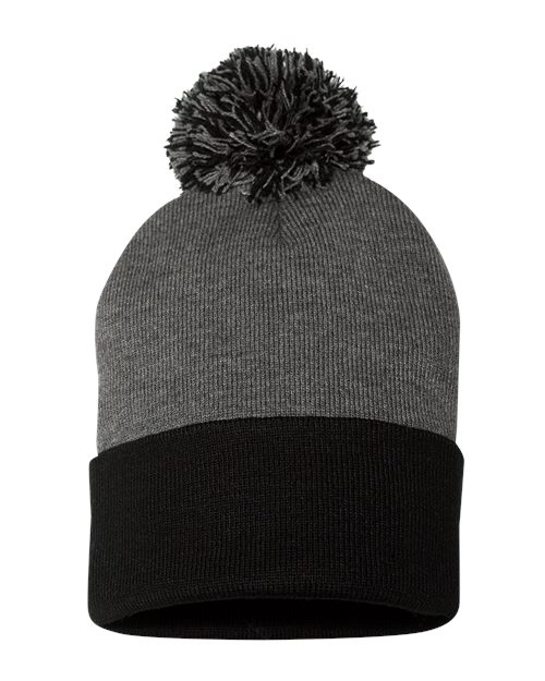 Sportsman 12" Pom-Pom Cuffed Beanie SP15