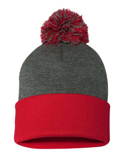 Sportsman 12" Pom-Pom Cuffed Beanie SP15