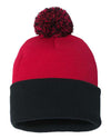 Sportsman 12" Pom-Pom Cuffed Beanie SP15