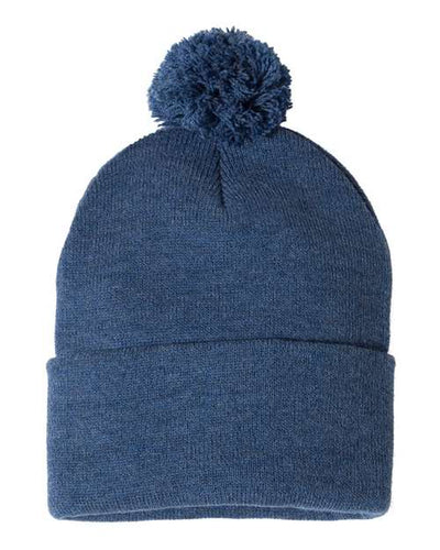 Sportsman 12" Pom-Pom Cuffed Beanie SP15