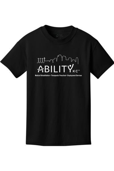 ABILITY KC Port & Company - Youth Core Cotton Tee. PC54Y