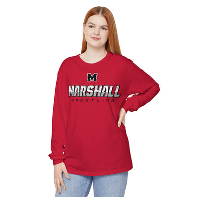 Marshall High School Unisex Garment-dyed Long Sleeve T-Shirt