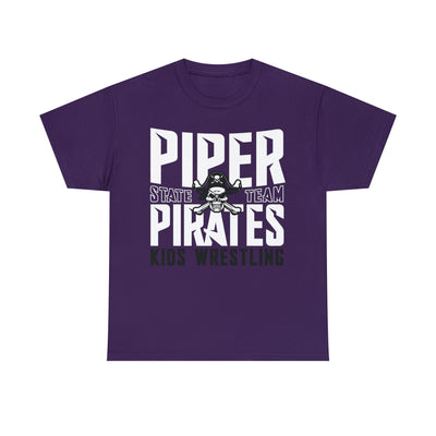 Piper Kids State Wrestling 2023 Gildan Unisex Heavy Cotton Tee