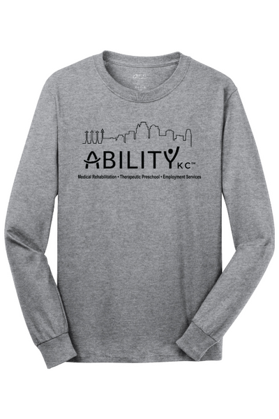 ABILITY KC Port & Company - Long Sleeve Core Cotton Tee. PC54LS