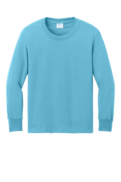 Port & Co Youth Long Sleeve Core Cotton Tee