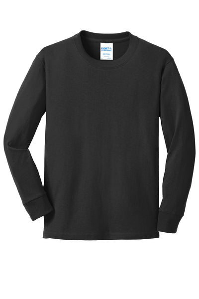 Port & Co Youth Long Sleeve Core Cotton Tee