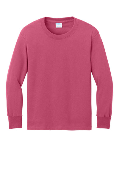 Port & Co Long Sleeve Core Cotton Tee