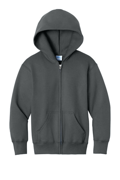 Port & Co Core Fleece Full-Zip Hooded Sweatshirt