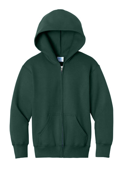 Port & Co Core Fleece Full-Zip Hooded Sweatshirt