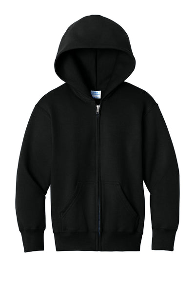 Port & Co Core Fleece Full-Zip Hooded Sweatshirt