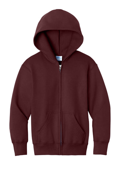 Port & Co Core Fleece Full-Zip Hooded Sweatshirt