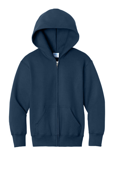 Port & Co Core Fleece Full-Zip Hooded Sweatshirt