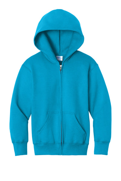 Port & Co Core Fleece Full-Zip Hooded Sweatshirt