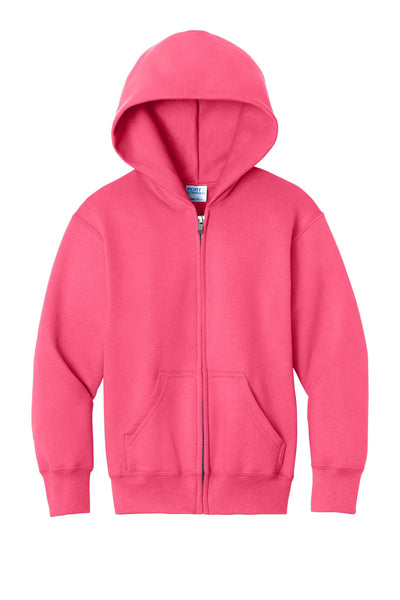 Port & Co Core Fleece Full-Zip Hooded Sweatshirt