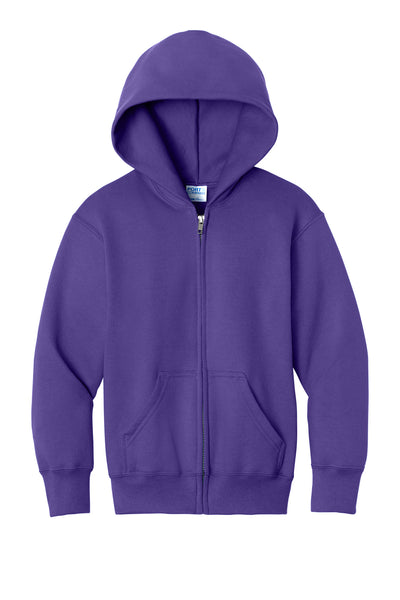 Port & Co Core Fleece Full-Zip Hooded Sweatshirt