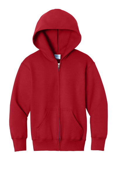 Port & Co Core Fleece Full-Zip Hooded Sweatshirt