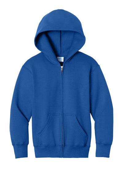 Port & Co Core Fleece Full-Zip Hooded Sweatshirt