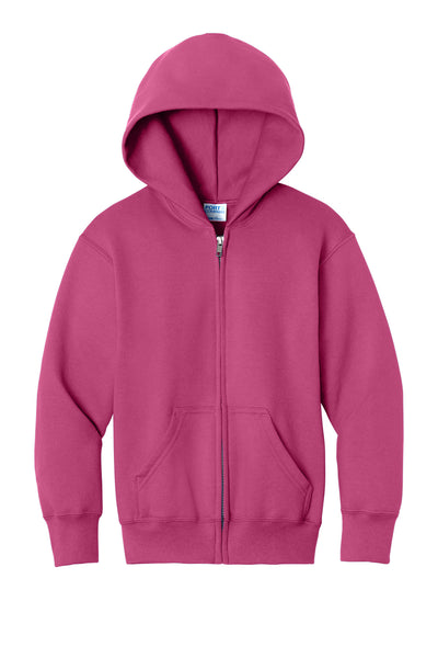 Port & Co Core Fleece Full-Zip Hooded Sweatshirt
