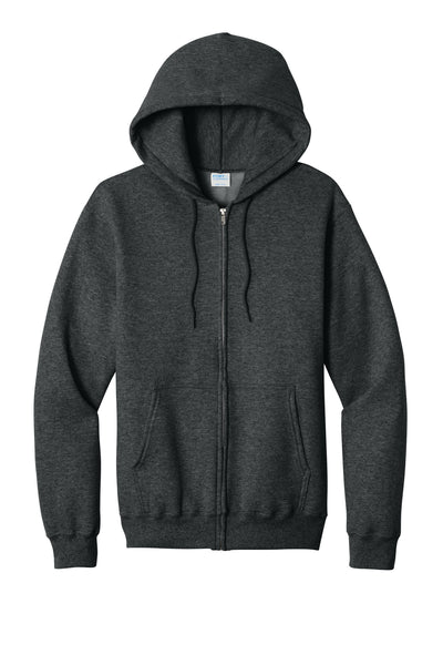 Port & Co Core Fleece Full-Zip Hooded Sweatshirt