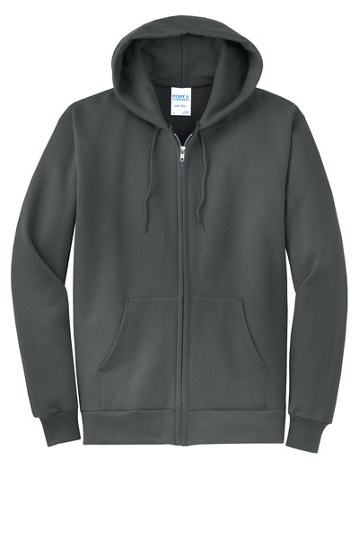 Port & Co Core Fleece Full-Zip Hooded Sweatshirt