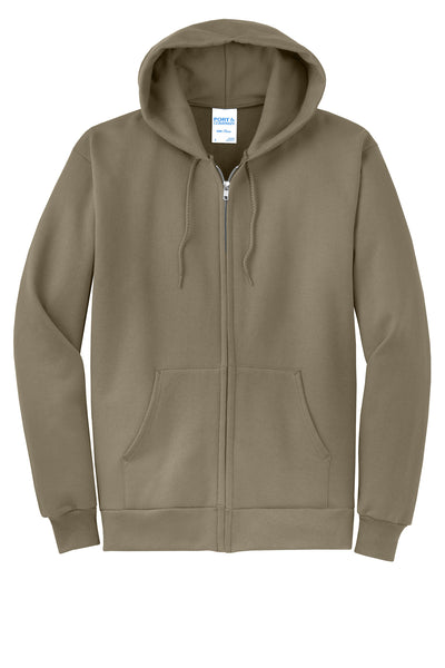Port & Co Core Fleece Full-Zip Hooded Sweatshirt