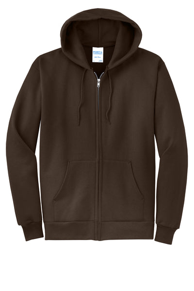 Port & Co Core Fleece Full-Zip Hooded Sweatshirt