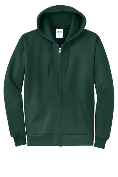Port & Co Core Fleece Full-Zip Hooded Sweatshirt