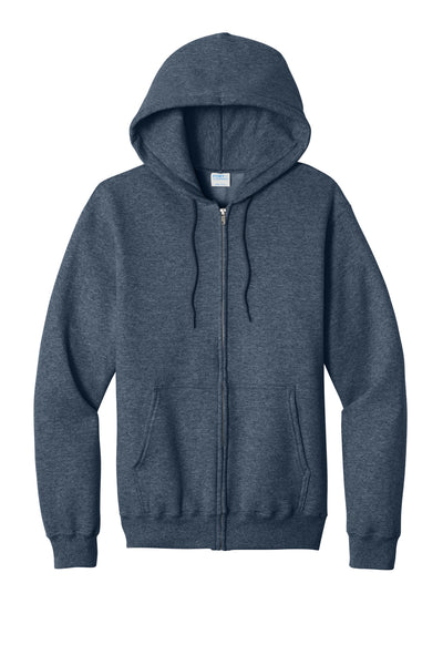 Port & Co Core Fleece Full-Zip Hooded Sweatshirt