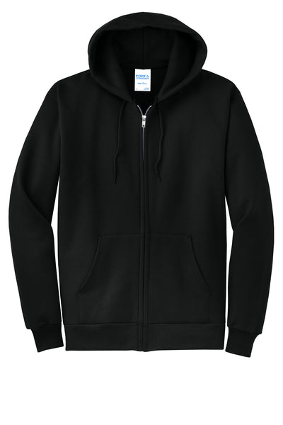 Port & Co Core Fleece Full-Zip Hooded Sweatshirt