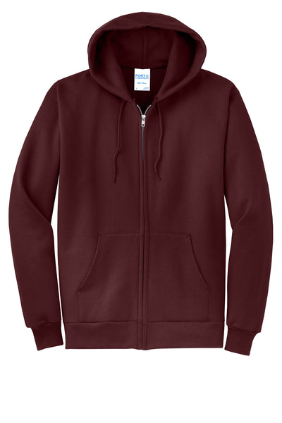 Port & Co Core Fleece Full-Zip Hooded Sweatshirt