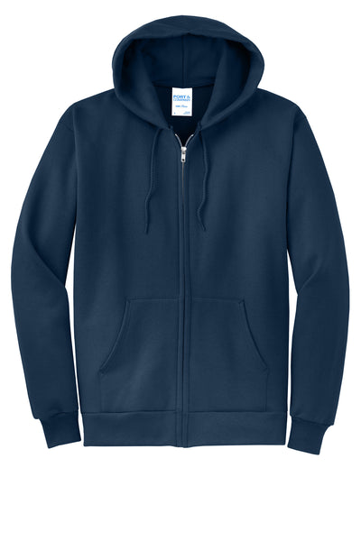 Port & Co Core Fleece Full-Zip Hooded Sweatshirt
