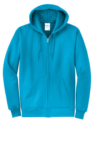Port & Co Core Fleece Full-Zip Hooded Sweatshirt