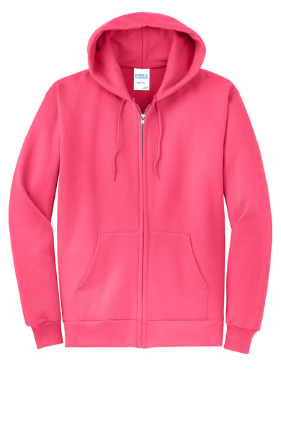 Port & Co Core Fleece Full-Zip Hooded Sweatshirt