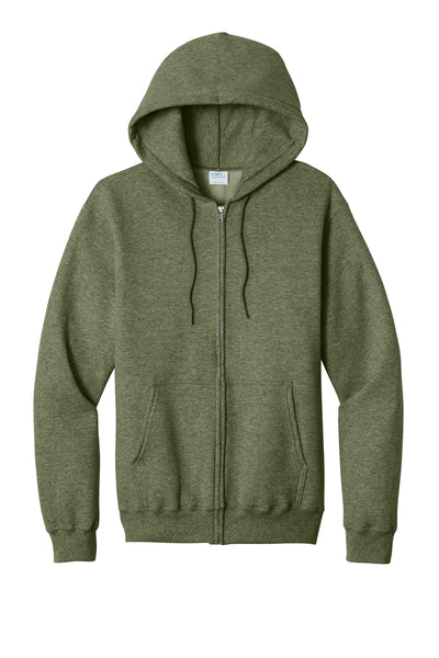 Port & Co Core Fleece Full-Zip Hooded Sweatshirt