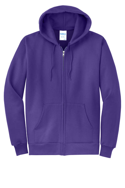 Port & Co Core Fleece Full-Zip Hooded Sweatshirt