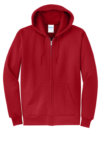 Port & Co Core Fleece Full-Zip Hooded Sweatshirt