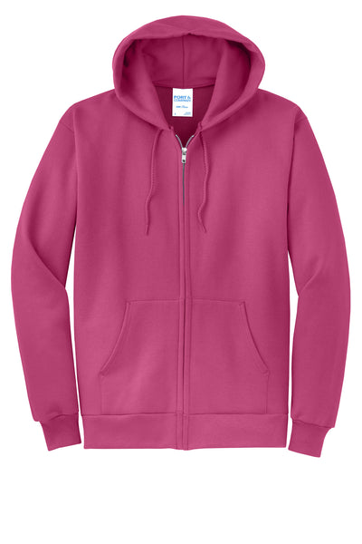 Port & Co Core Fleece Full-Zip Hooded Sweatshirt