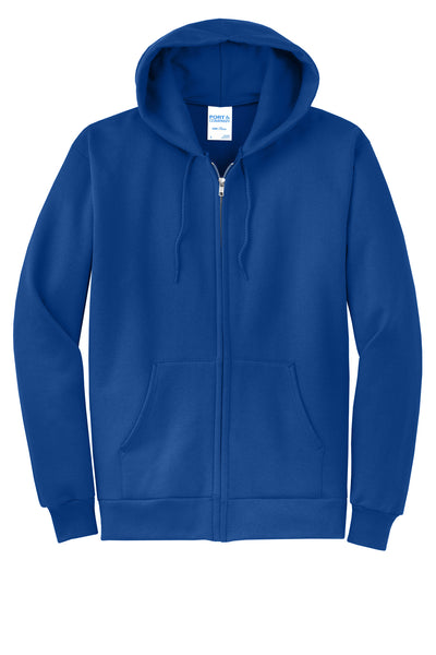 Port & Co Core Fleece Full-Zip Hooded Sweatshirt